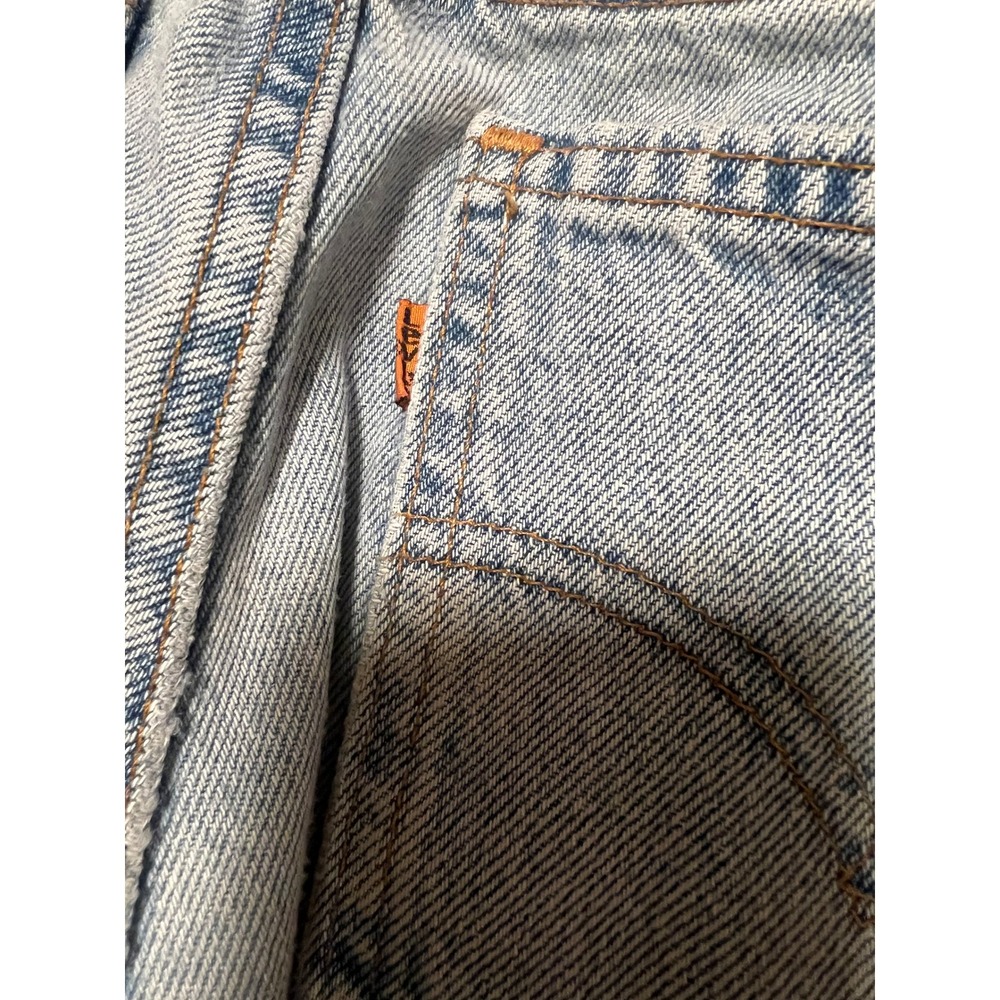 Levi's Men's Jeans Vintage 550‎ Light Wash Orange Tab Straight Leg Size 33 x 36 - Picture 5 of 6